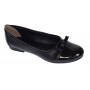 Balerini dama negri, eleganti - casual din piele naturala - Made in Romania FLONLAC